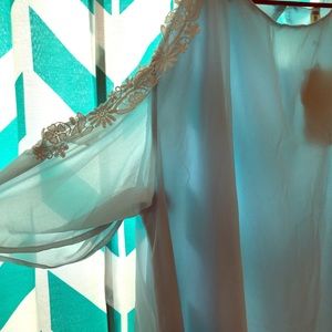 Light Blue mini dress